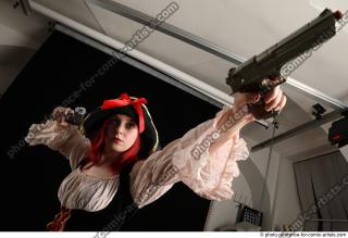 DARINA PIRATE STANDING POSE WITH GUNS